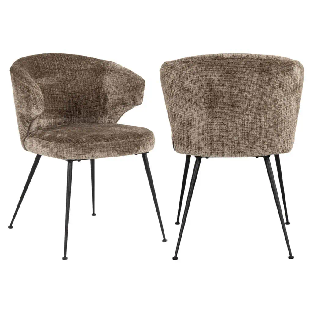 - Eetkamerstoel Xandra niagara stone fire retardant
