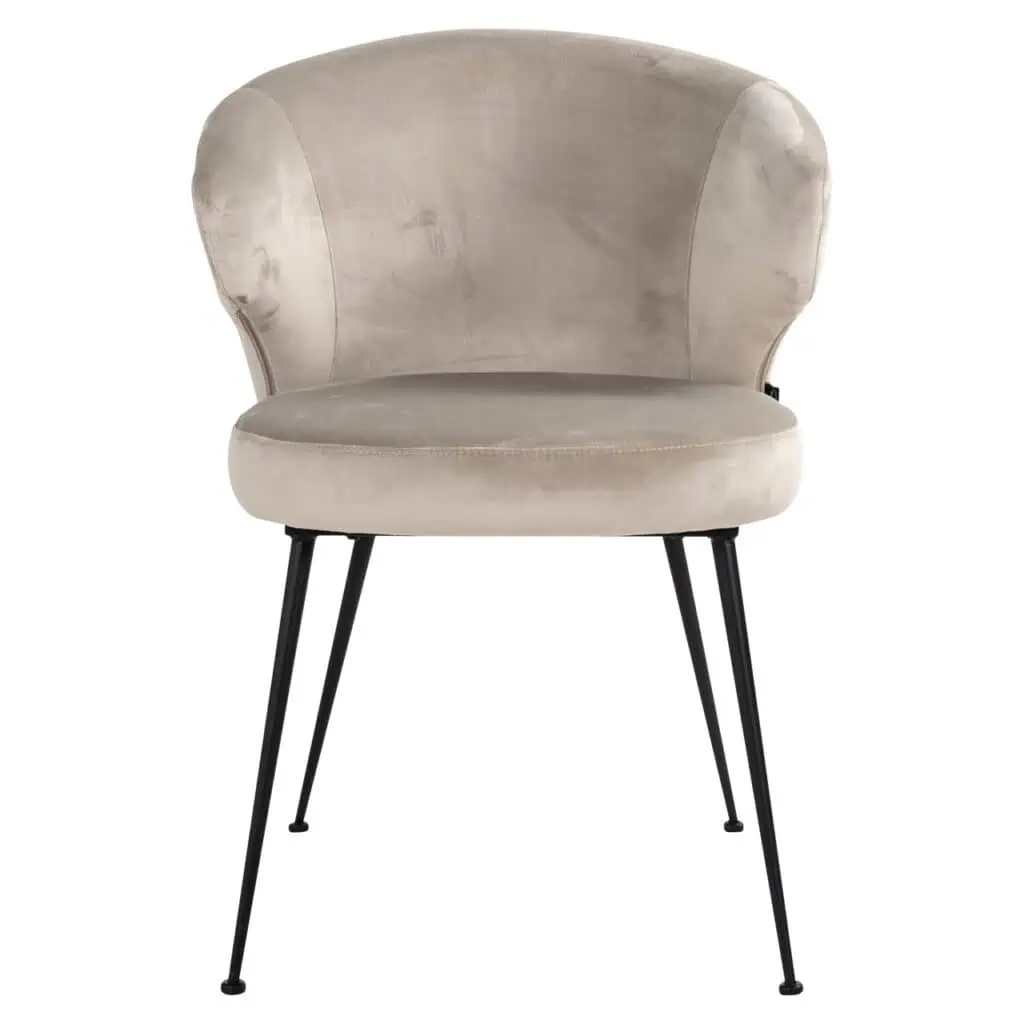- Eetkamerstoel Xandra khaki velvet