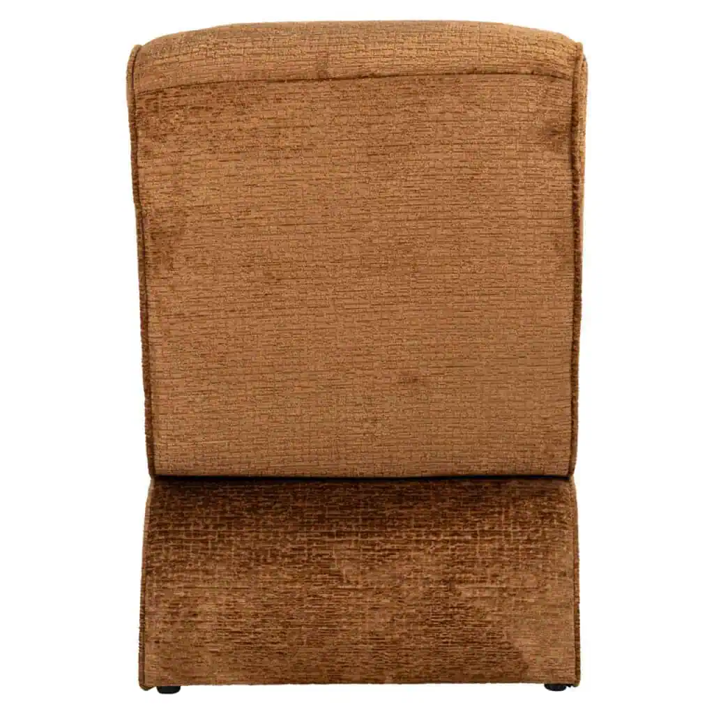 - Lounge stoel Frankie cognac fusion