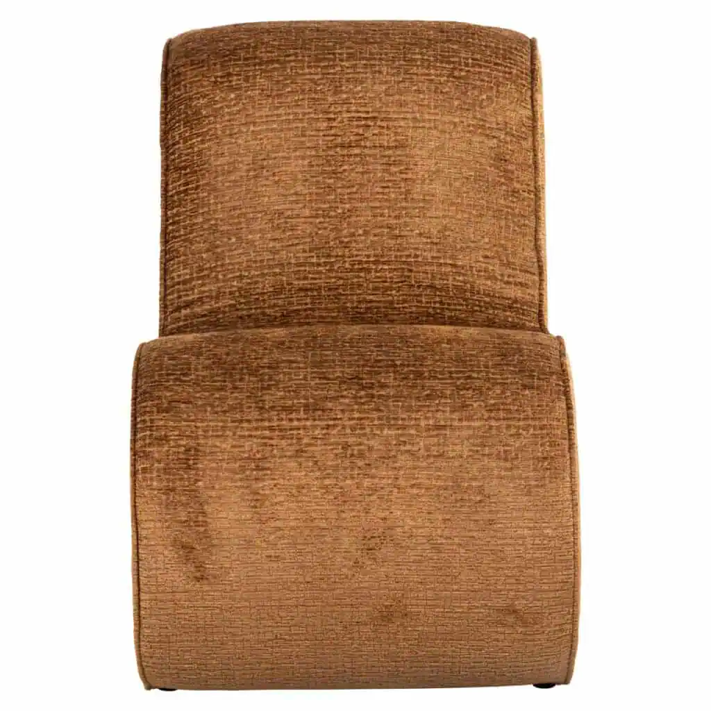 - Lounge stoel Frankie cognac fusion
