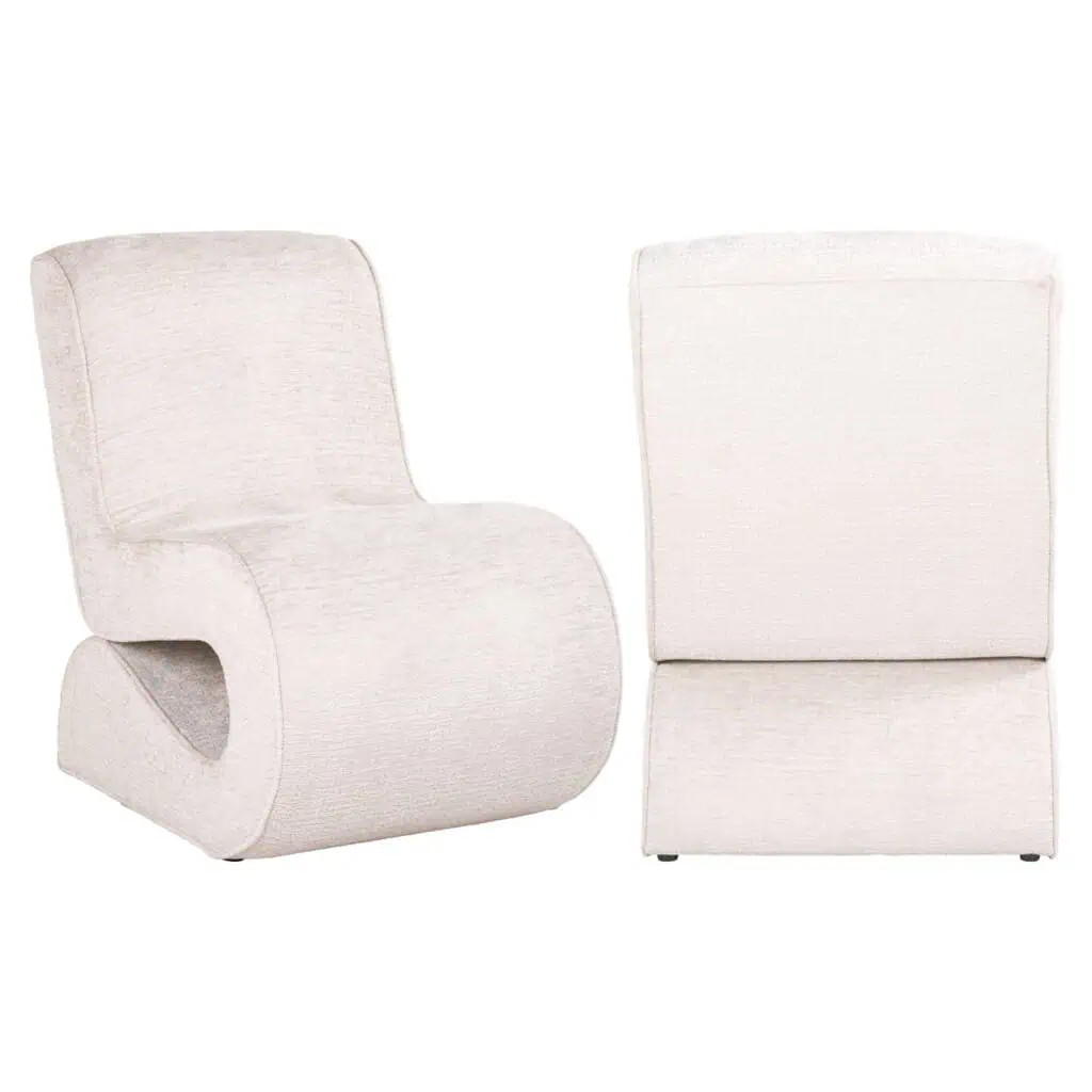 - Lounge stoel Frankie cream fusion