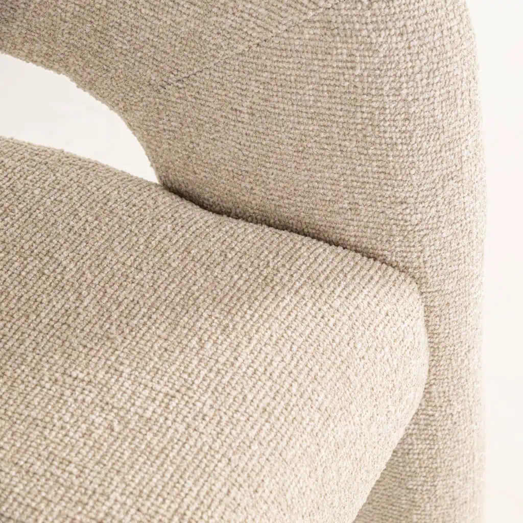 - Eetkamerstoel Belle biscotti fire retardant