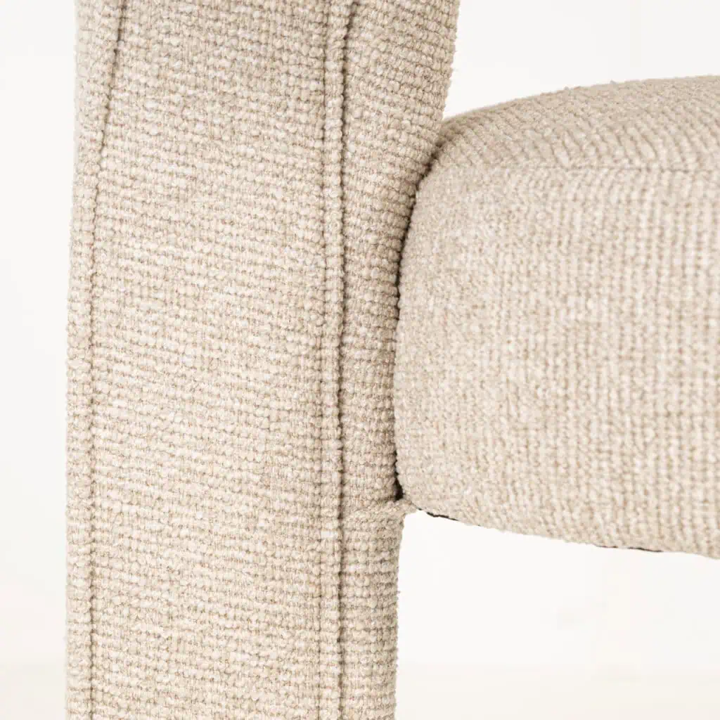 - Eetkamerstoel Belle biscotti fire retardant