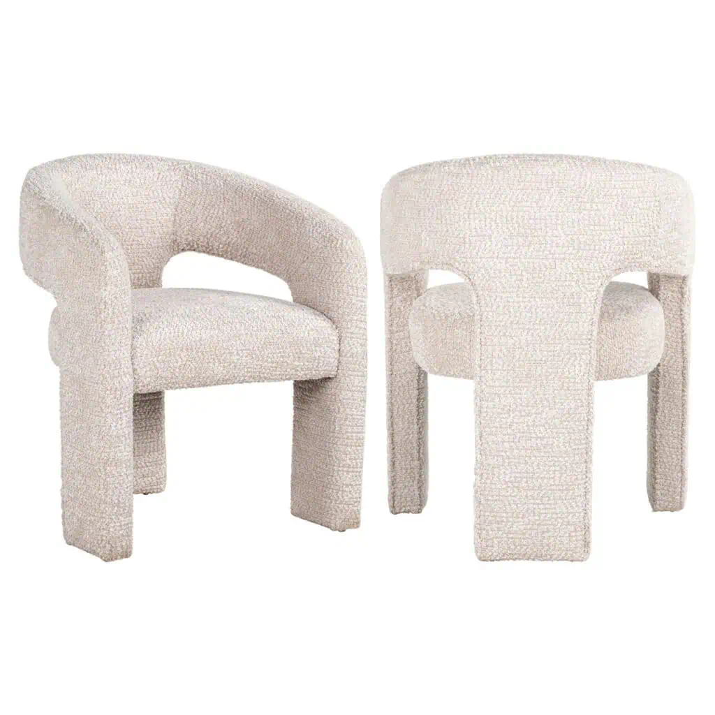 - Eetkamerstoel Belle lovely cream fire retardant