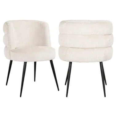 - Eetkamerstoel Stella niagara beige  fire retardant