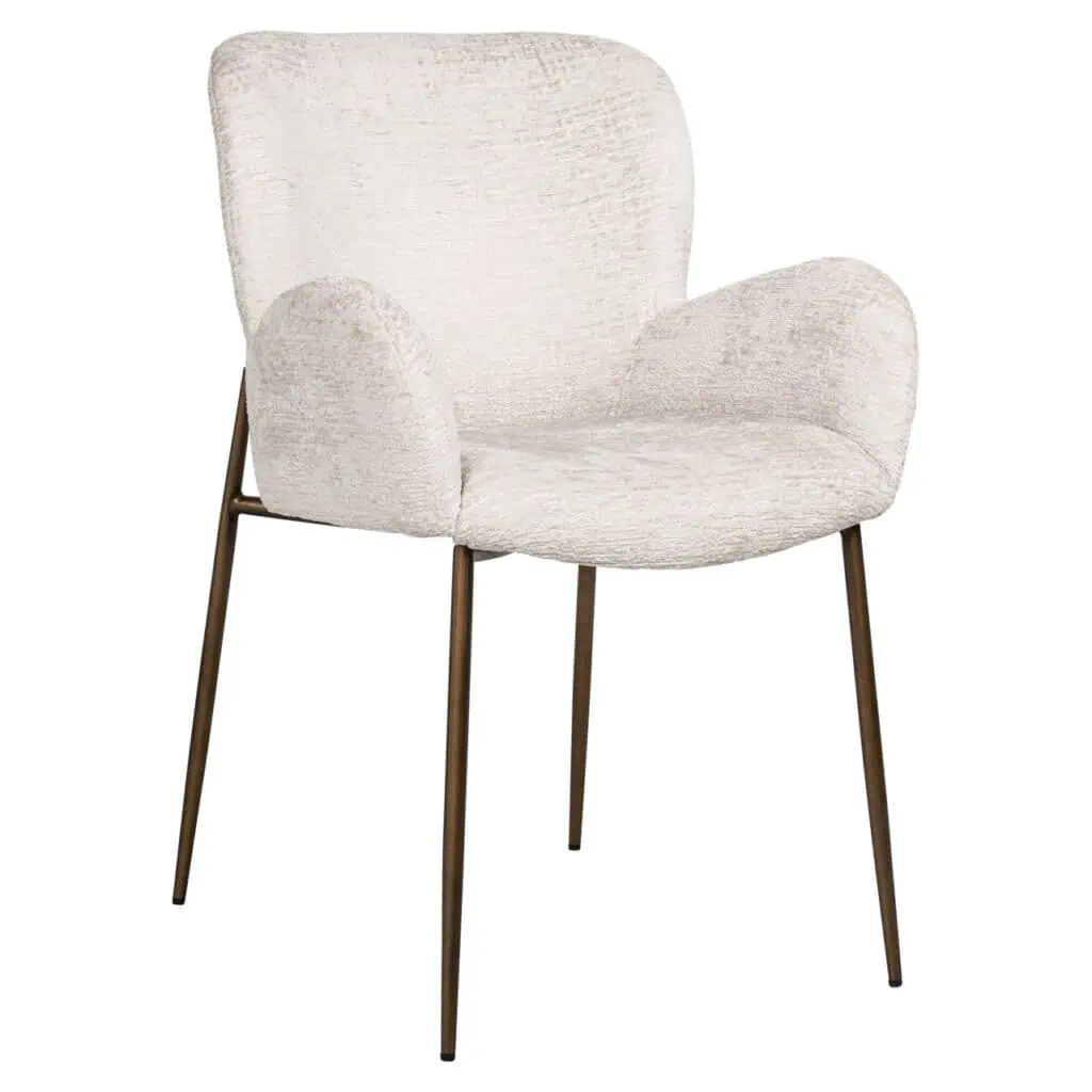 - Eetkamerstoel Amber cream fusion fire retardant