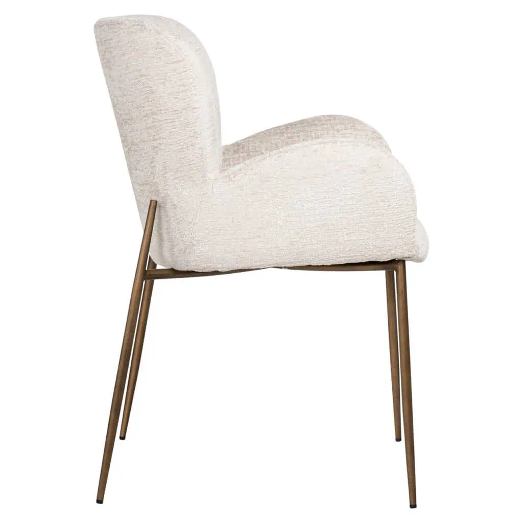 - Eetkamerstoel Amber cream fusion fire retardant