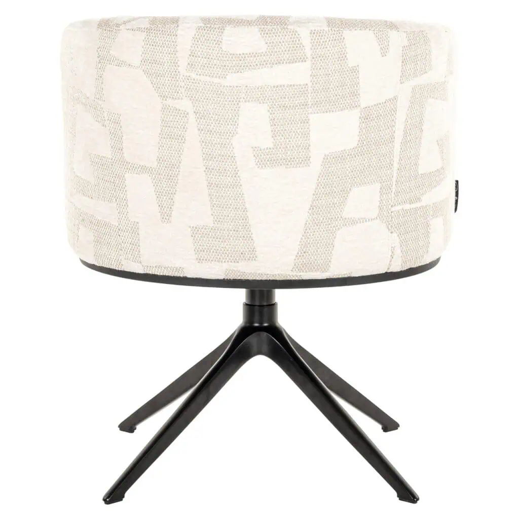- Eetkamerstoel Cheyenne beige graffic