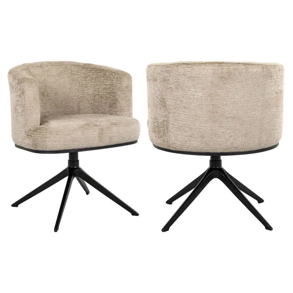 - Eetkamerstoel Cheyenne desert fusion fire retardant