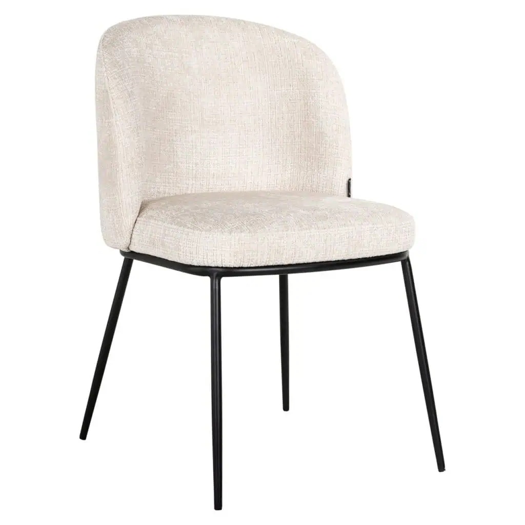 - Eetkamerstoel Elvi niagara beige  fire retardant (Set of 2)