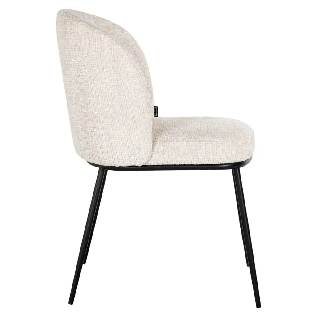 - Eetkamerstoel Elvi niagara beige  fire retardant (Set of 2)