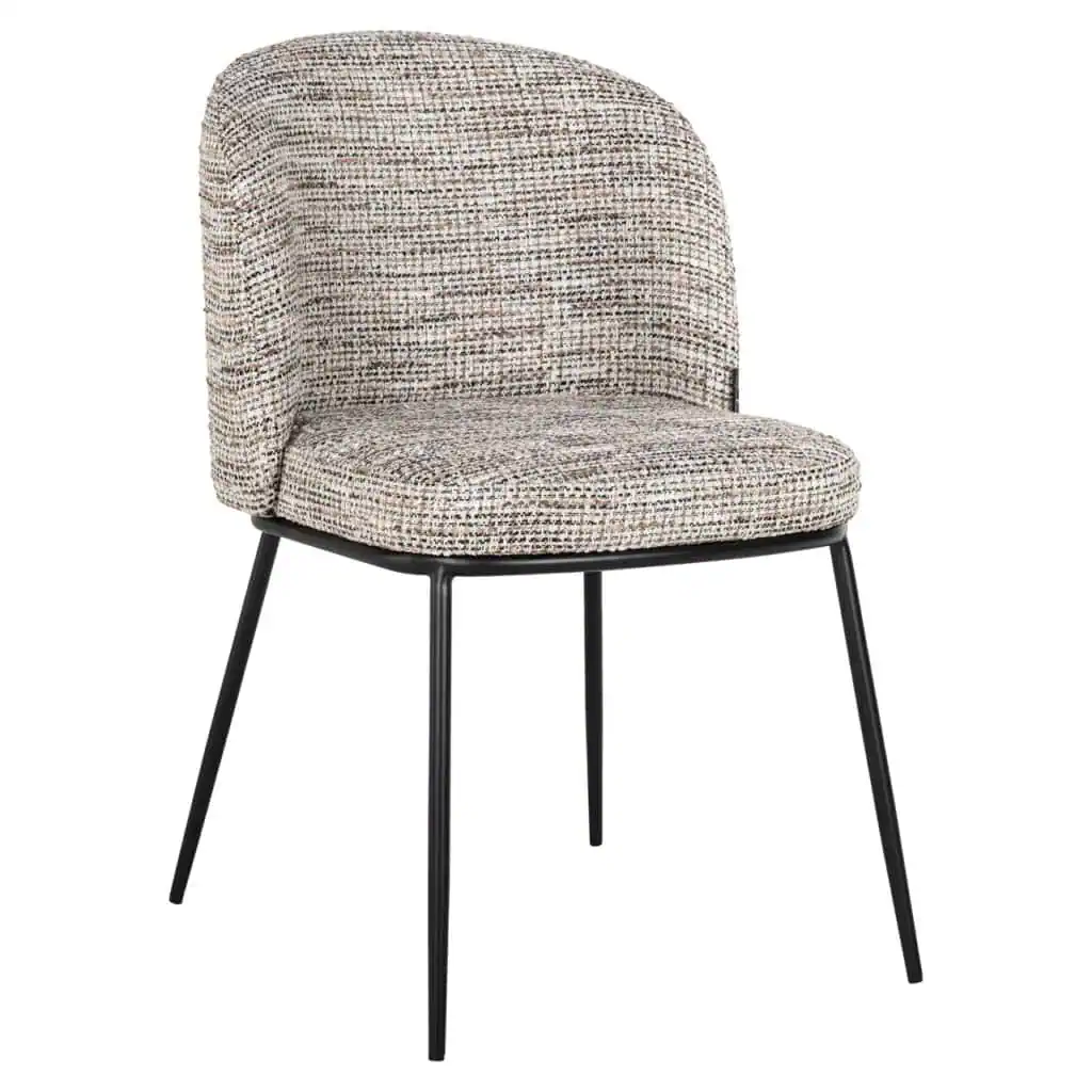 - Eetkamerstoel Elvi trendy nature fire retardant (Set of 2)