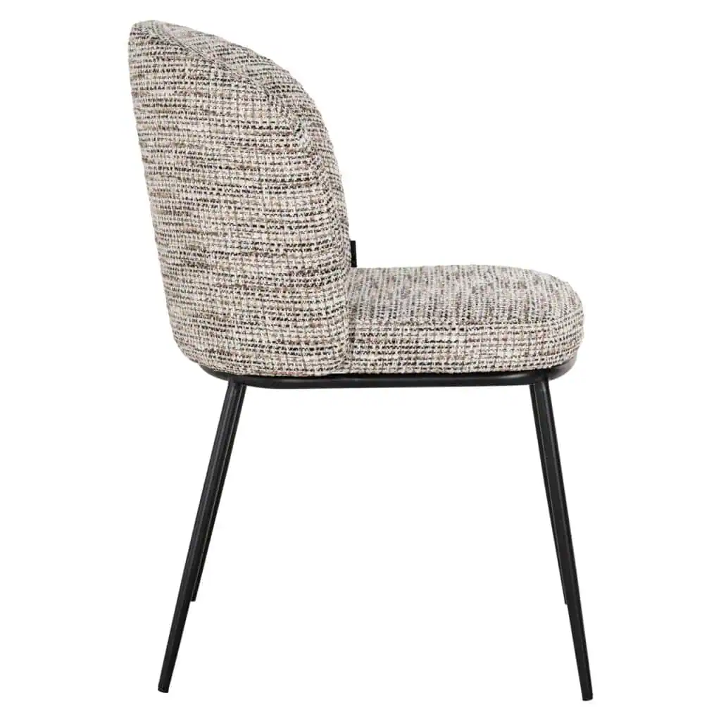 - Eetkamerstoel Elvi trendy nature fire retardant (Set of 2)