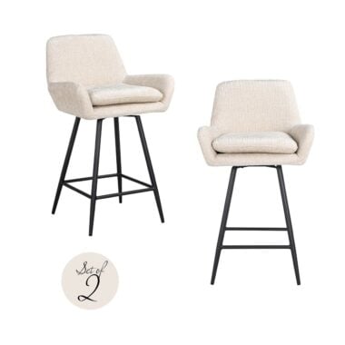 - Counterstoel Linsey niagara beige (Set of 2)