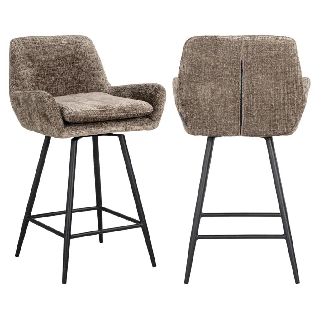 - Counterstoel Linsey niagara stone (Set of 2)