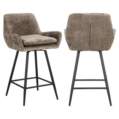 - Counterstoel Linsey niagara stone (Set of 2)
