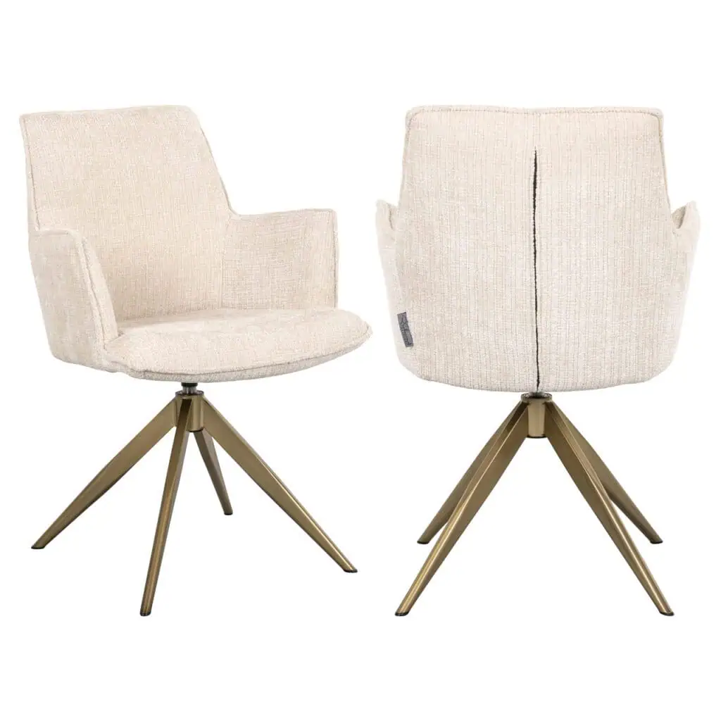- Eetkamerstoel Dakota niagara beige