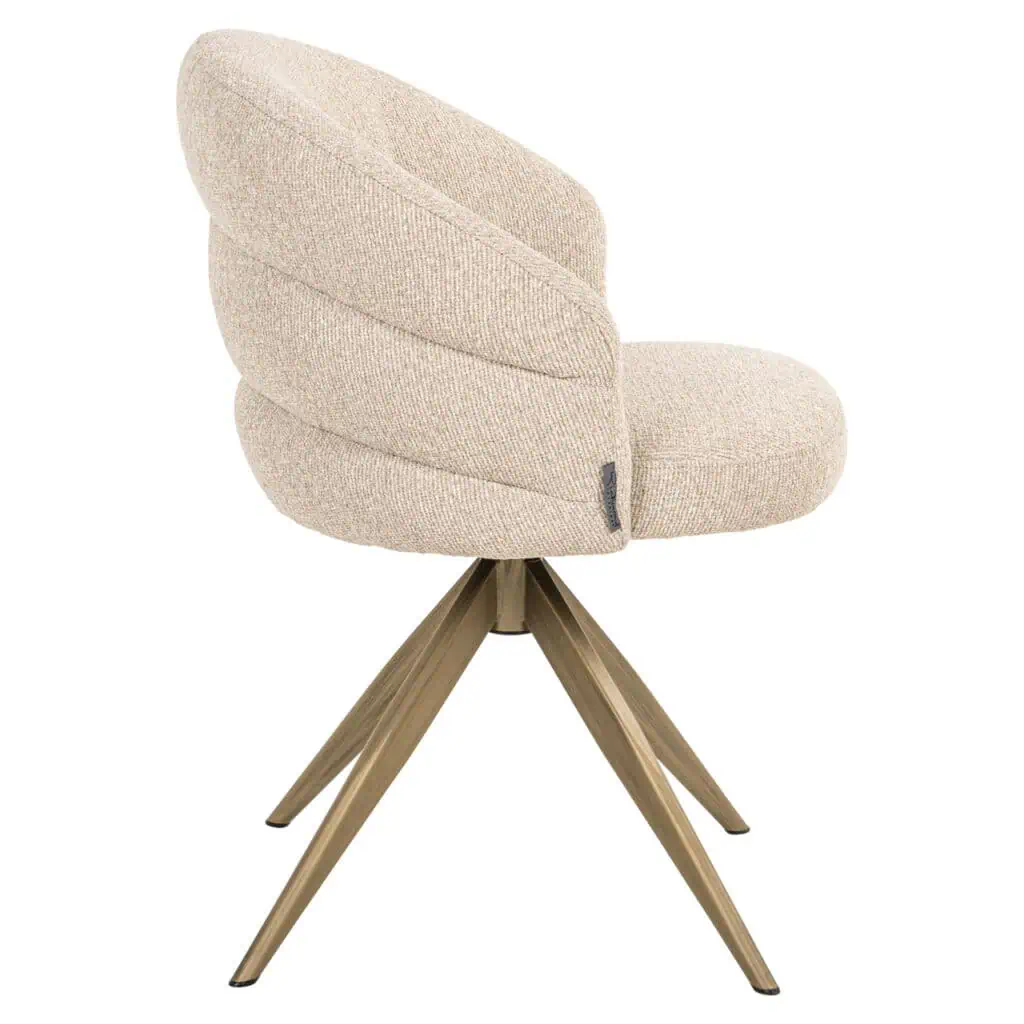 - Eetkamerstoel Zendaya biscotti fire retardant