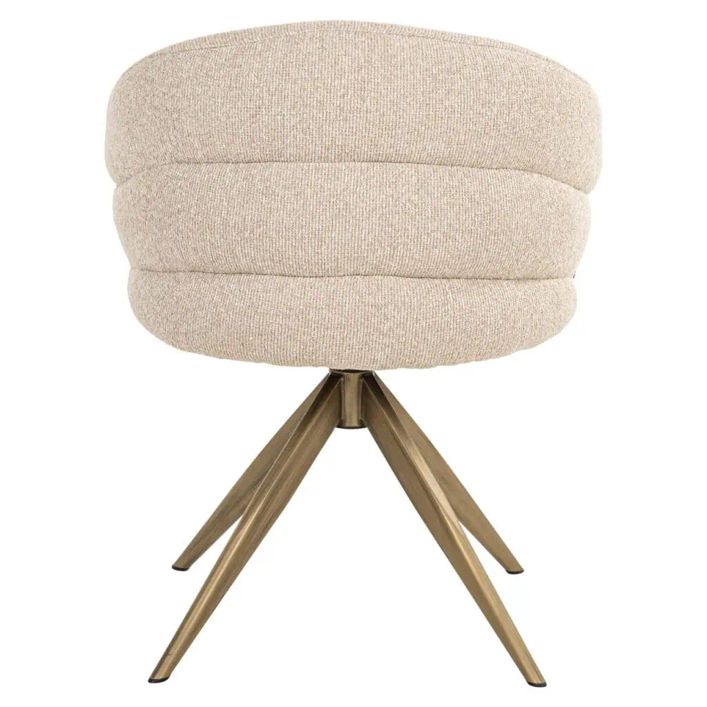 - Eetkamerstoel Zendaya biscotti fire retardant