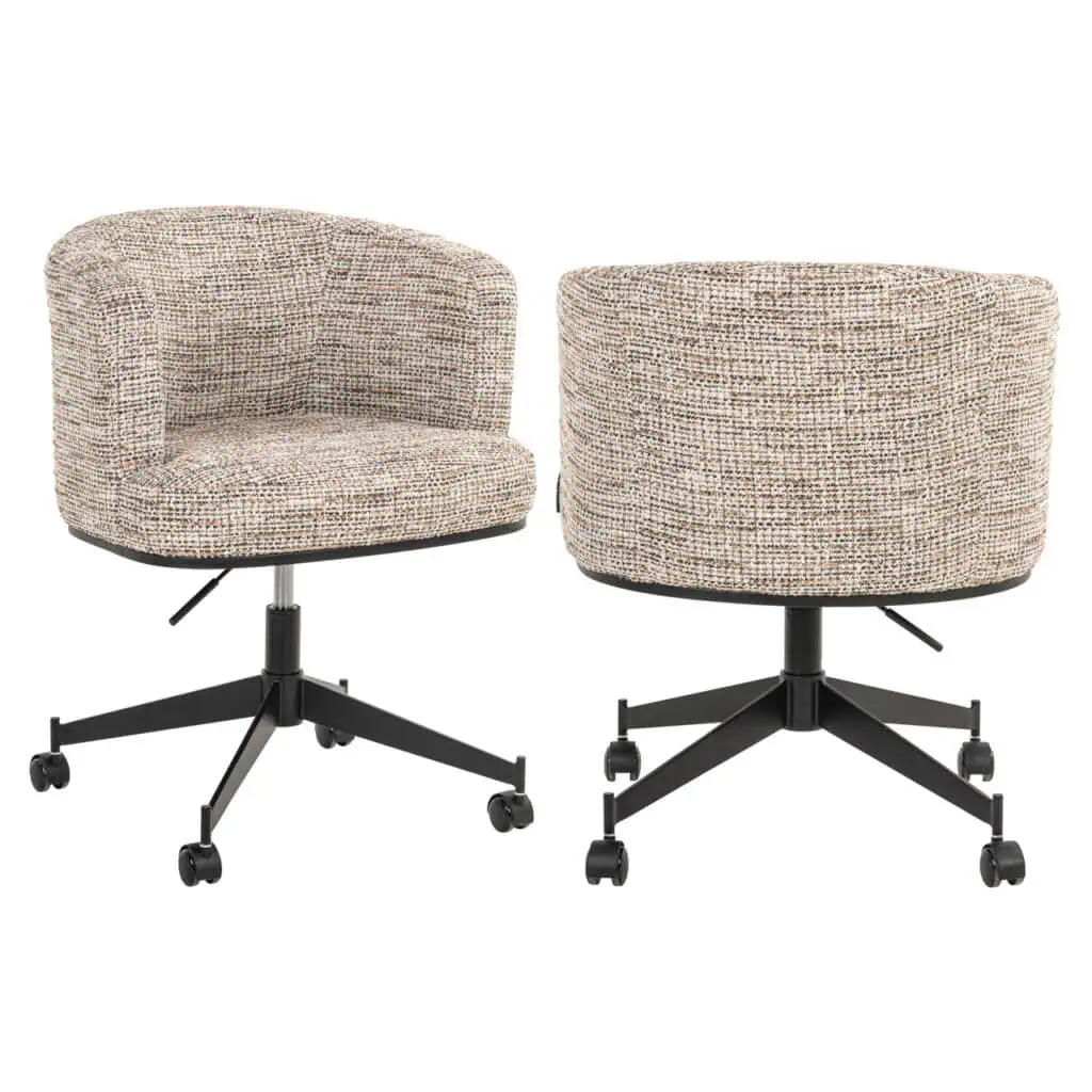 - Eetkamerstoel Rochenne trendy nature on wheels