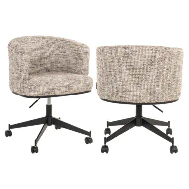 - Eetkamerstoel Rochenne trendy nature on wheels