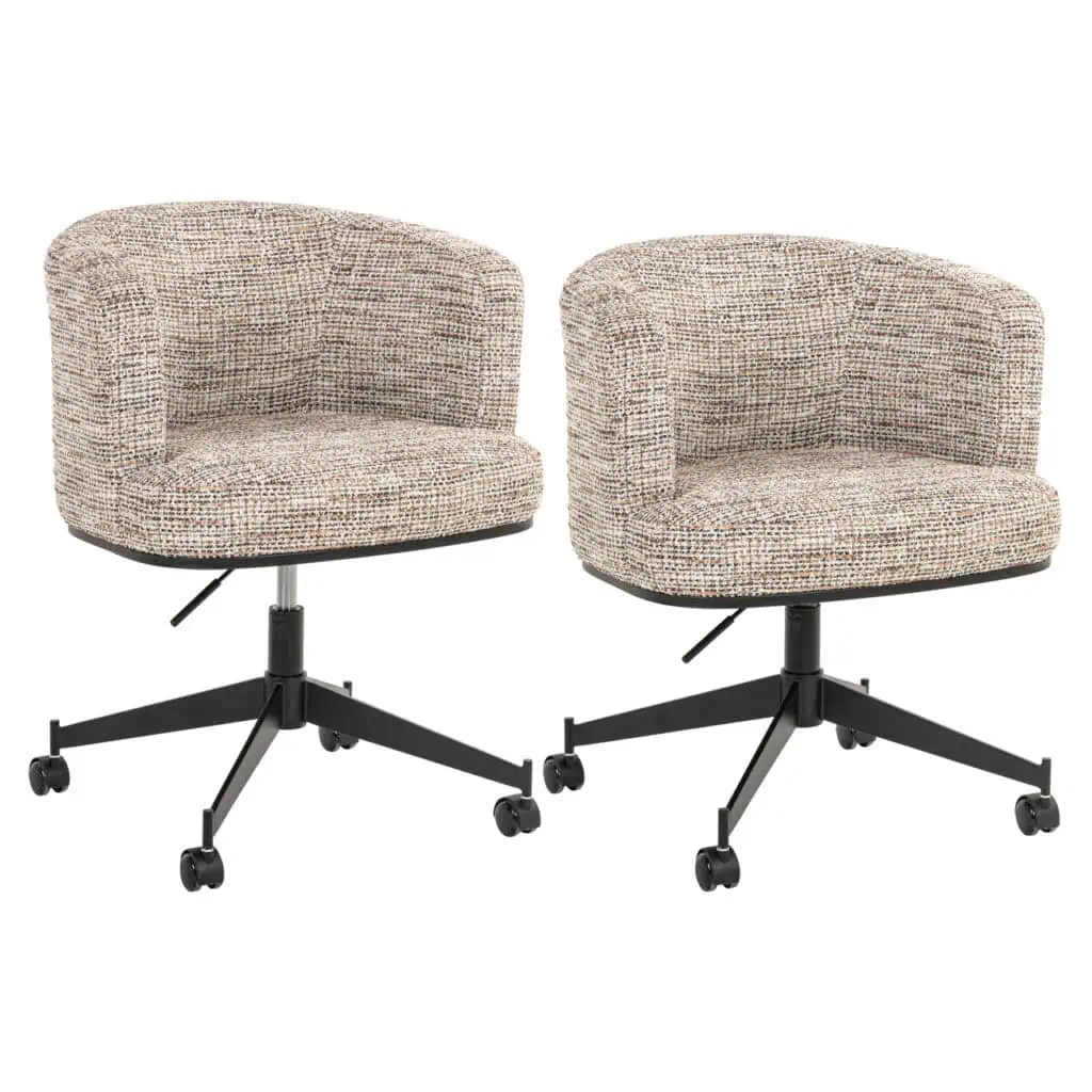 - Eetkamerstoel Rochenne trendy nature on wheels