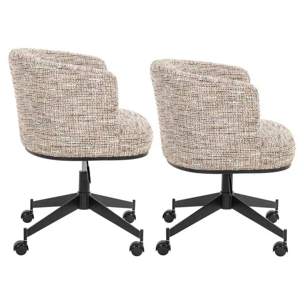 - Eetkamerstoel Rochenne trendy nature on wheels