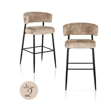- Counterstoel Rochelle sheep natural (Set of 2)