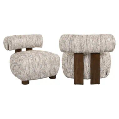 - Lounge stoel Arabella greige coco