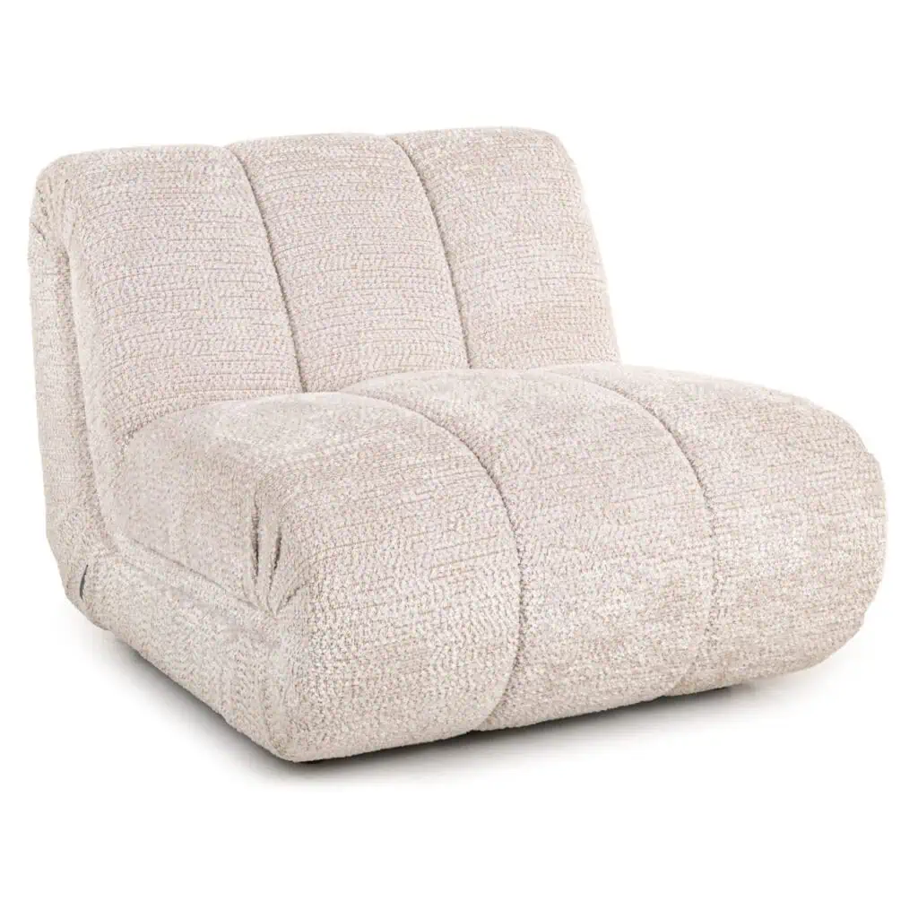 - Lounge stoel Kyli lovely cream