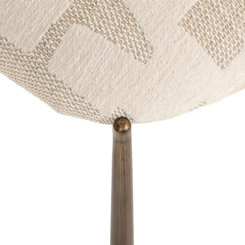 - Eetkamerstoel Lana beige graffic (Set of 2)