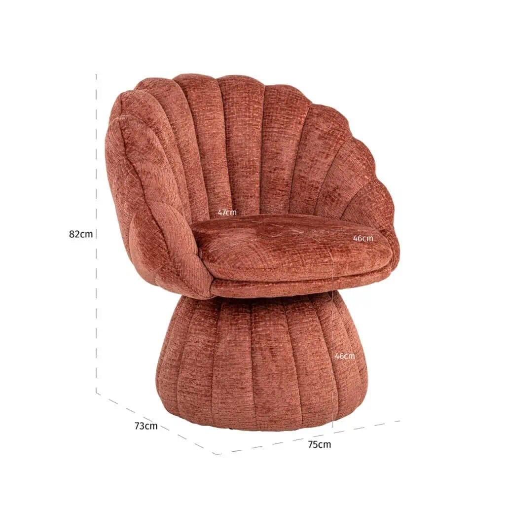 - Lounge stoel Blossom blush fusion