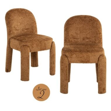 - Eetkamerstoel Brandi cognac fusion (Set of 2)