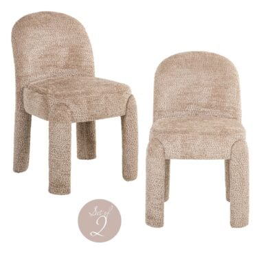- Eetkamerstoel Brandi lovely beige (Set of 2)
