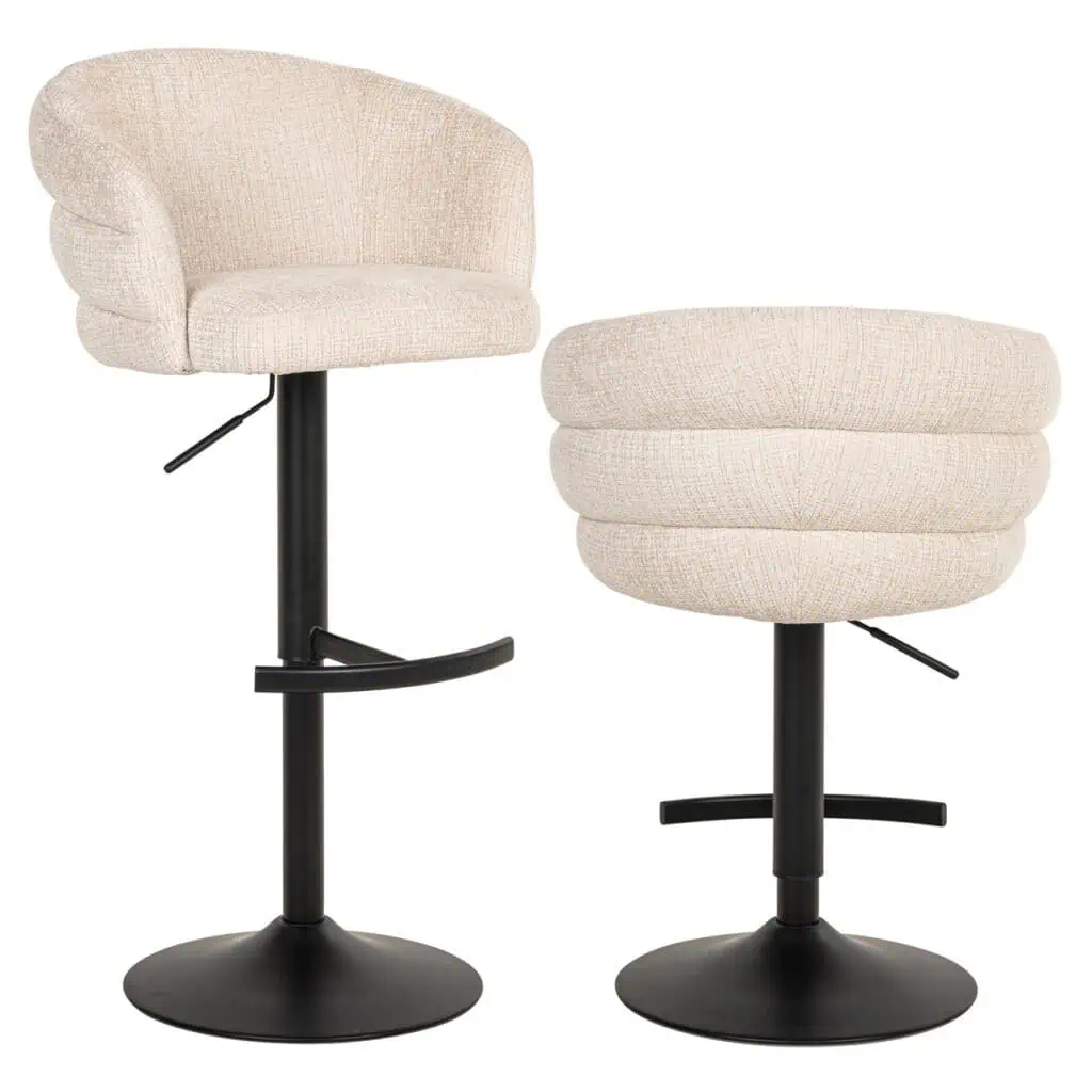 - Barstoel Nikki niagara beige  fire retardant