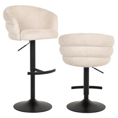- Barstoel Nikki niagara beige  fire retardant