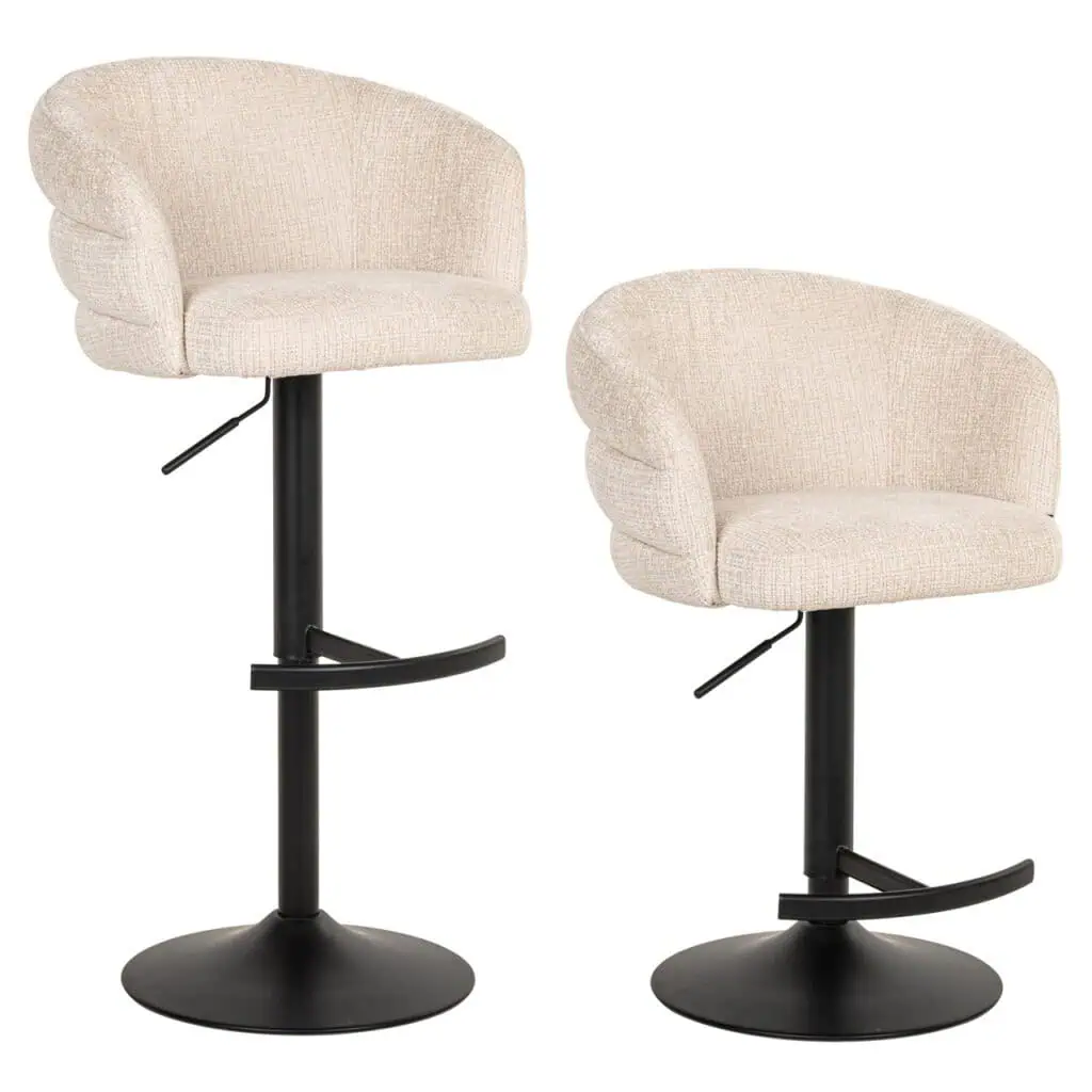 - Barstoel Nikki niagara beige  fire retardant