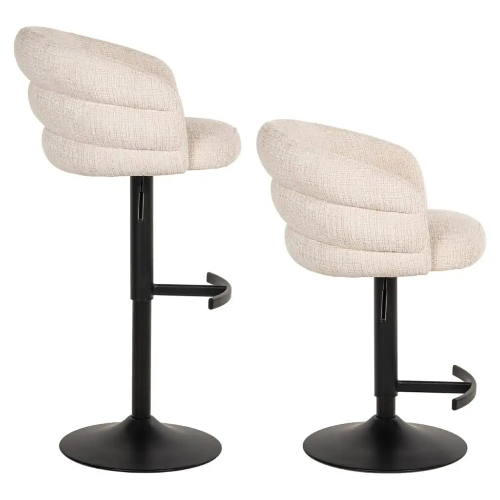 - Barstoel Nikki niagara beige  fire retardant