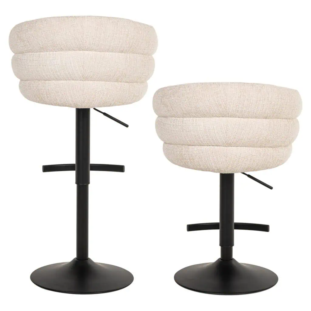 - Barstoel Nikki niagara beige  fire retardant