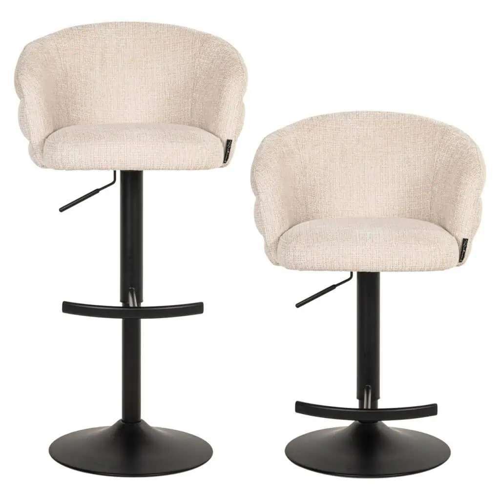 - Barstoel Nikki niagara beige  fire retardant