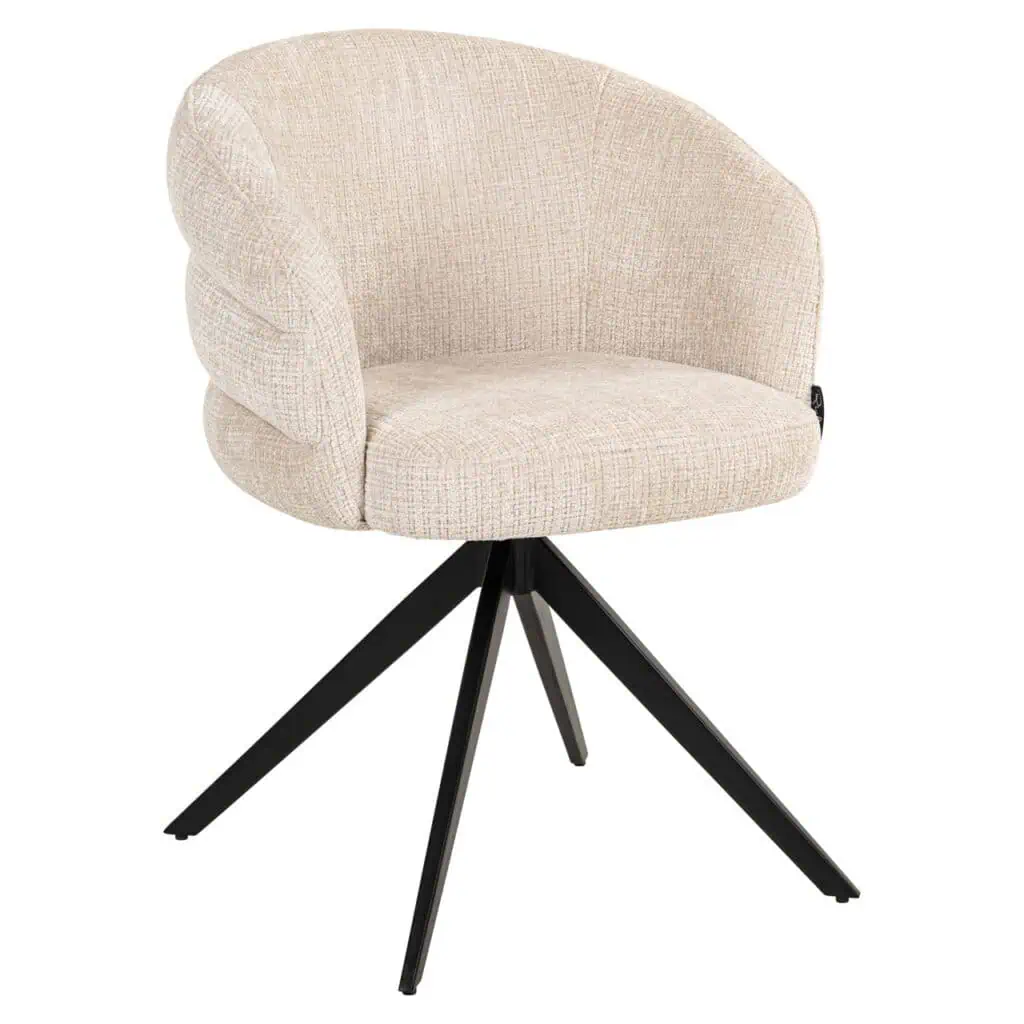 - Eetkamerstoel Serenity niagara beige  fire retardant