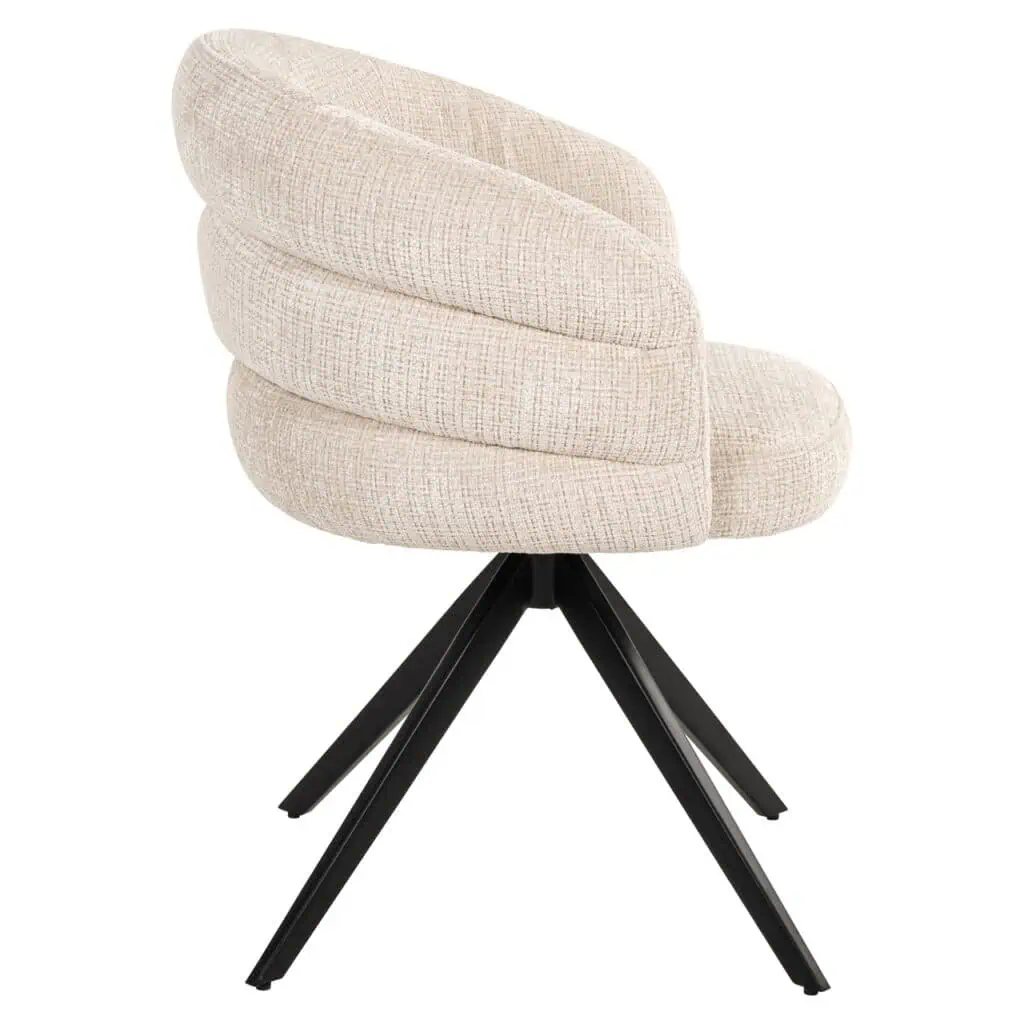 - Eetkamerstoel Serenity niagara beige  fire retardant
