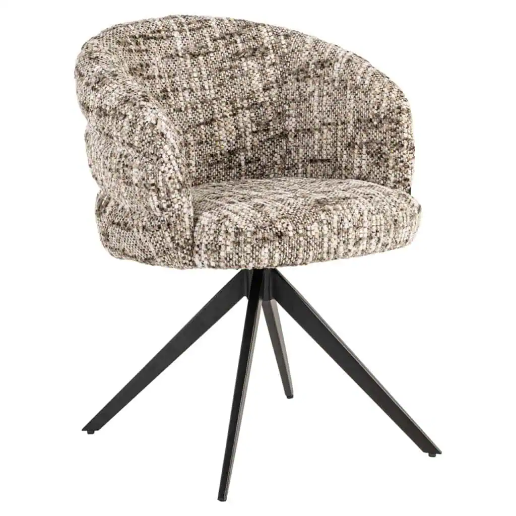 - Eetkamerstoel Serenity brown omara fire retardant