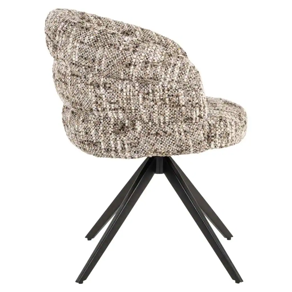 - Eetkamerstoel Serenity brown omara fire retardant