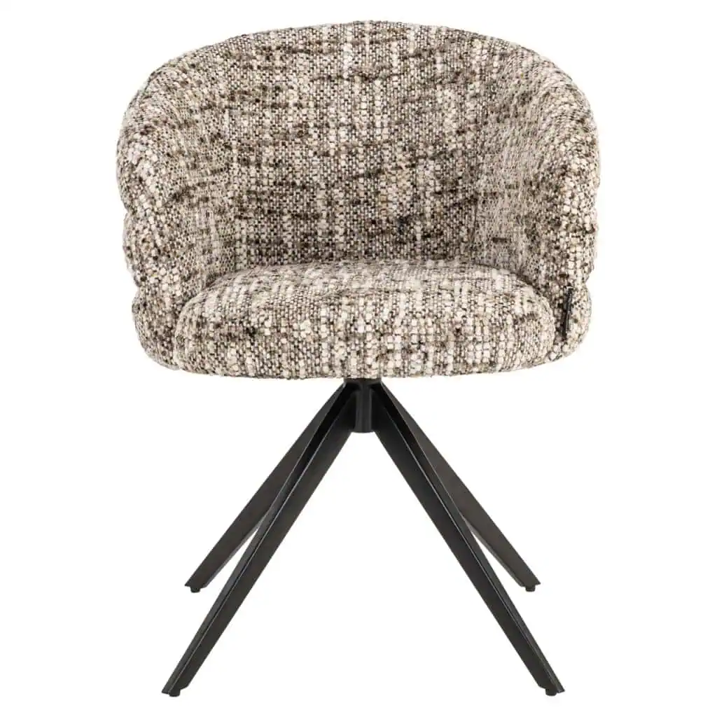 - Eetkamerstoel Serenity brown omara fire retardant
