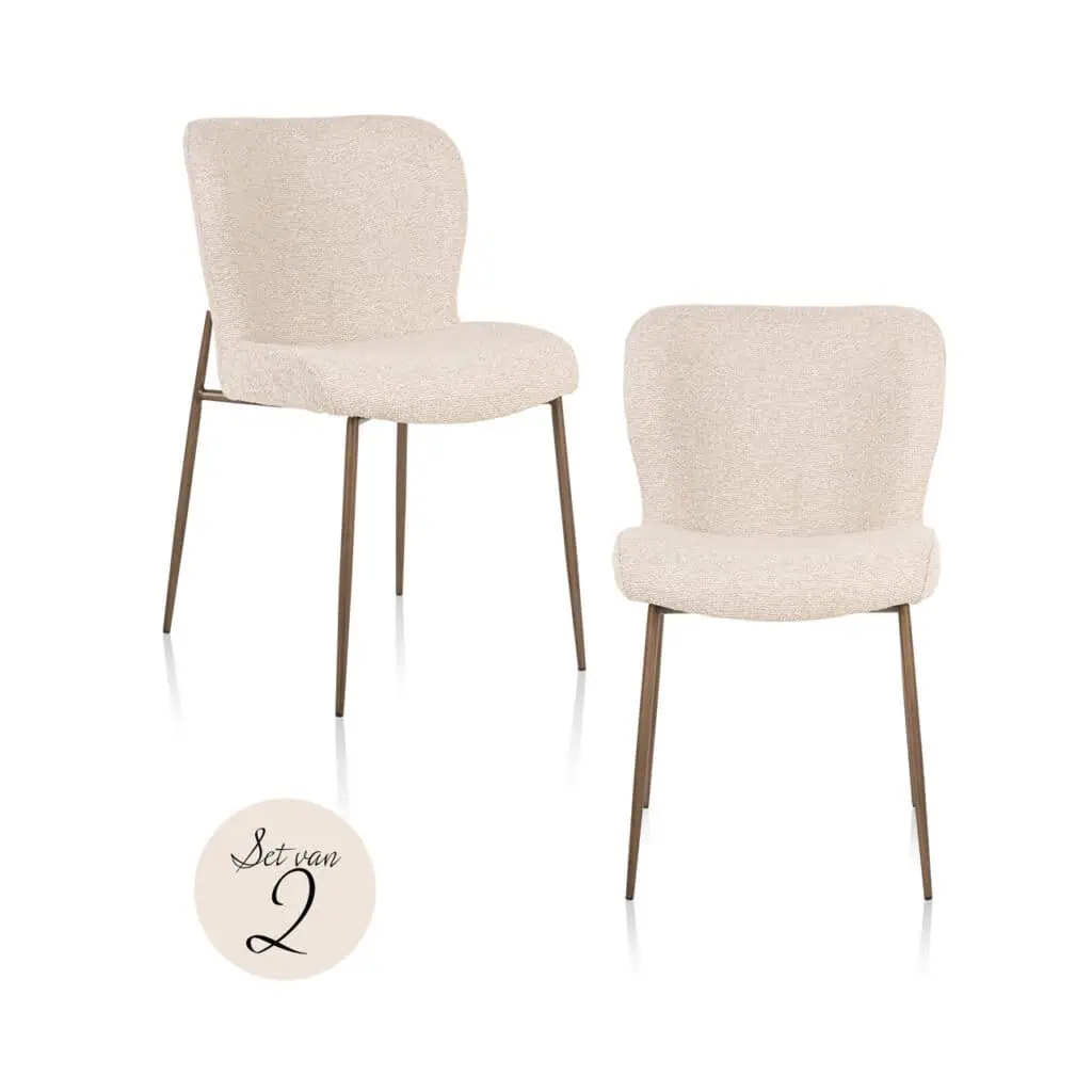 - Eetkamerstoel Odarby biscotti (Set of 2)