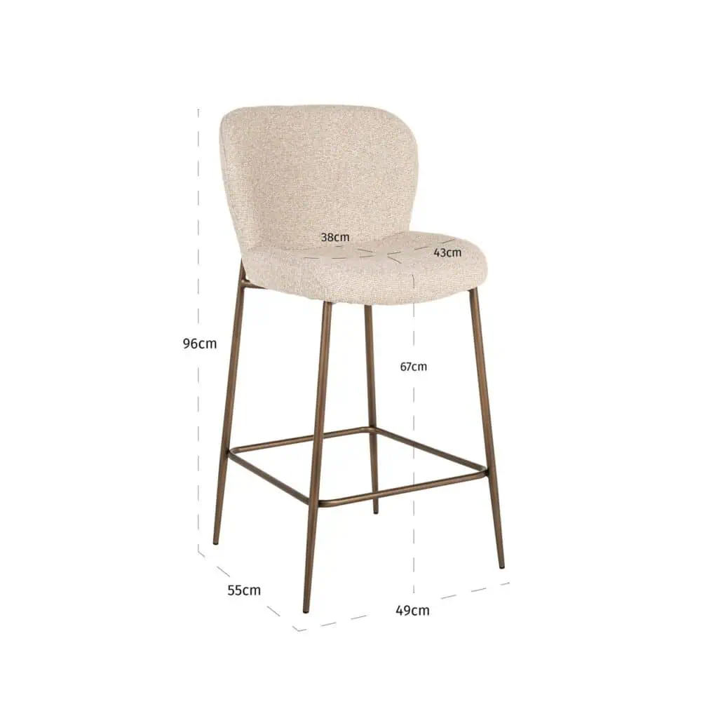 - Counterstoel Odarby biscotti