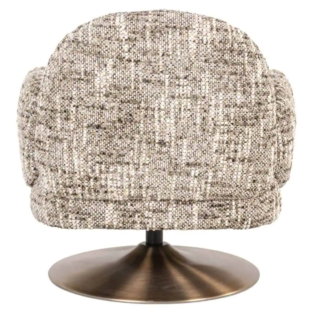 - Lounge stoel Kagney brown omara swivel