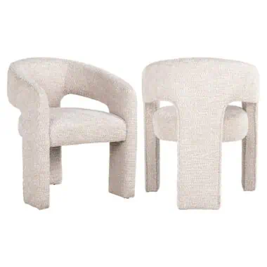 - Belle dining chair customized schwer entflambare Stoffe