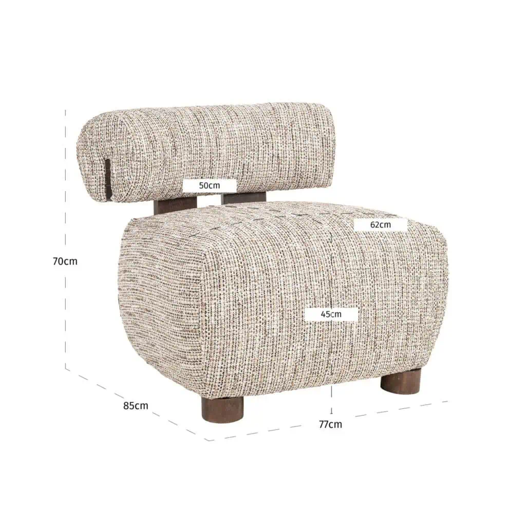 - Lounge stoel Arabella customized fire retardant